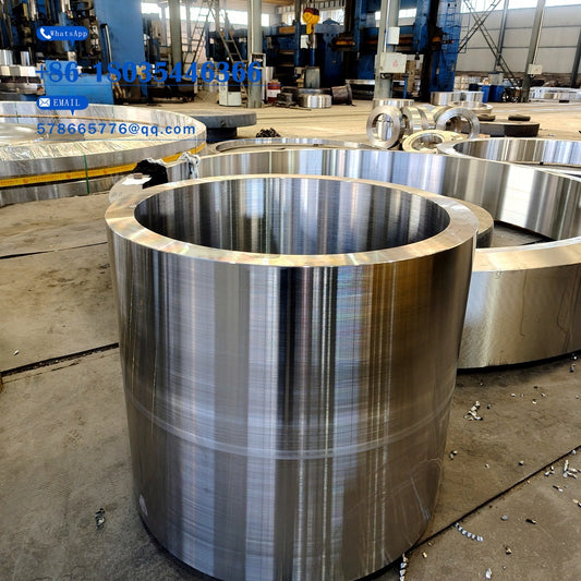 Large Forged Power Head Housing | Deep-Bore Thick-Wall Hollow Steel Forging