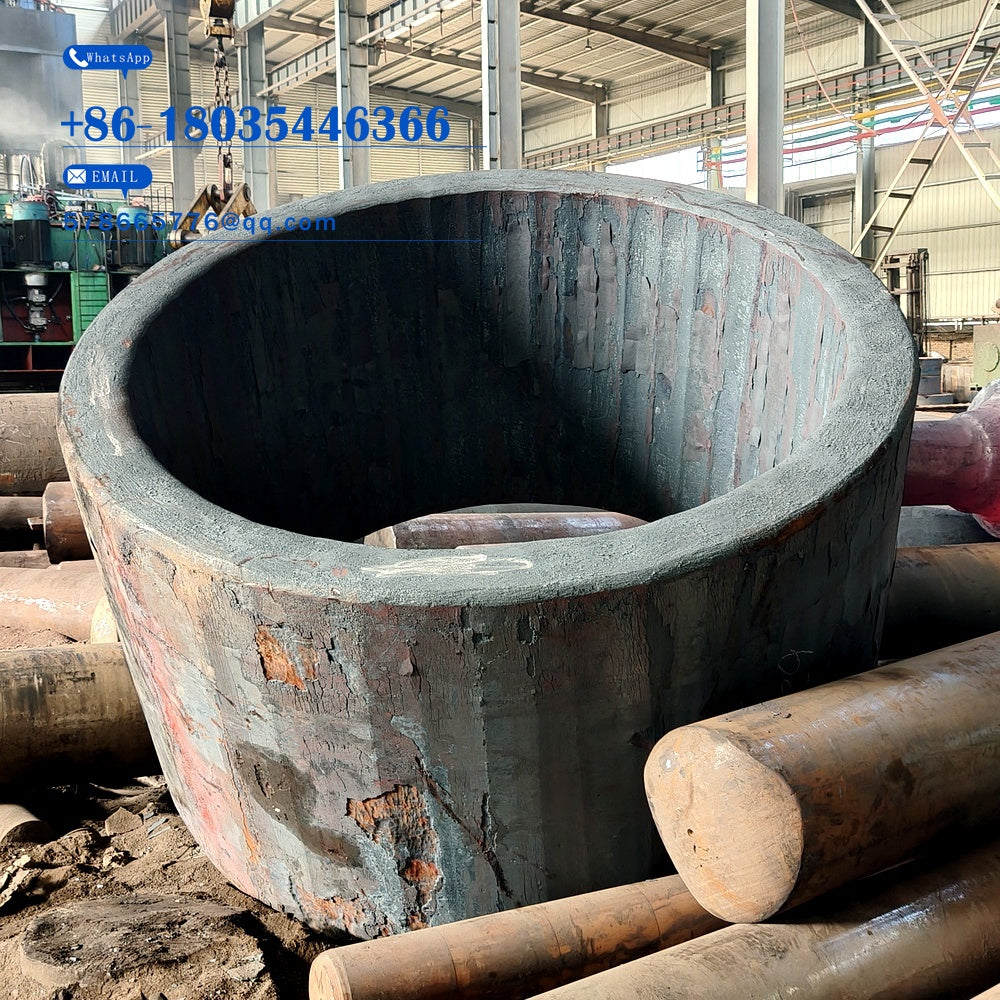 Forged Power Head Body for Rotary Drilling Rig – Heavy Wall Tapered Cylindrical Housing