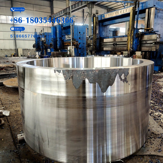 Forged Crusher Gear Body – Precision-Machined Cylindrical Forging for Mining Equipment