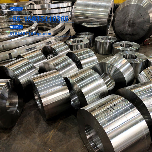 Forged Hydraulic Press Gear Body – Heavy-Duty Machined Cylindrical Forging for Press Equipment