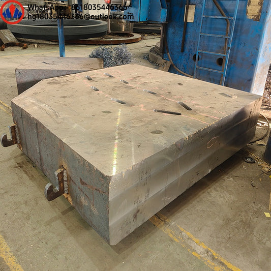 Forging custom flat steel forgings