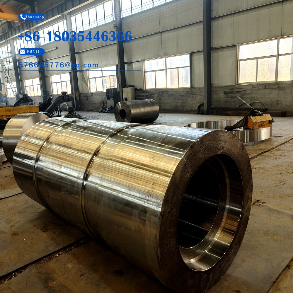 Hydraulic Press Cylinder – Multi-Groove Machined Barrel Forging