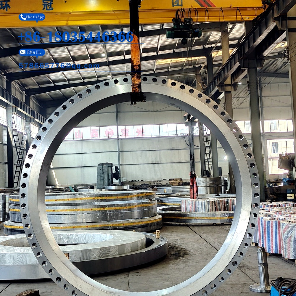 Large Diameter Wind Power Flange Forging – Wind Turbine Tower Connection Flange