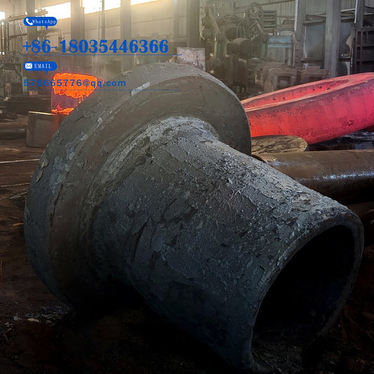 Forged Nozzle – Curved Cylindrical Body (Hot-Worked Blank)