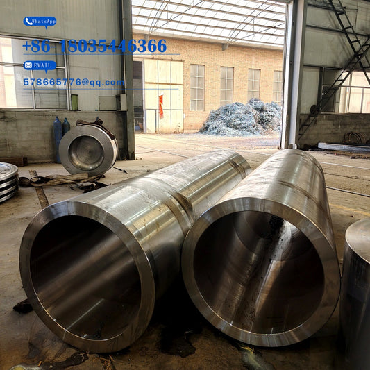 Roll Center Pressure Ring Forging – Machined Long Cylinder