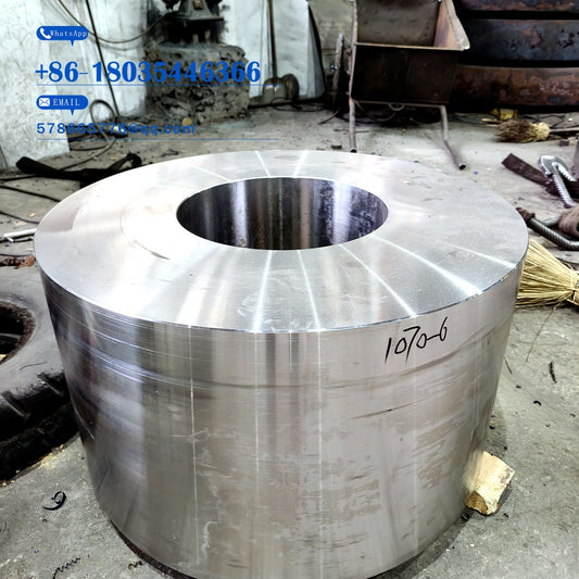 Heavy Thick-Wall Hollow Cylinder Forging – Precision Turned Steel Ring