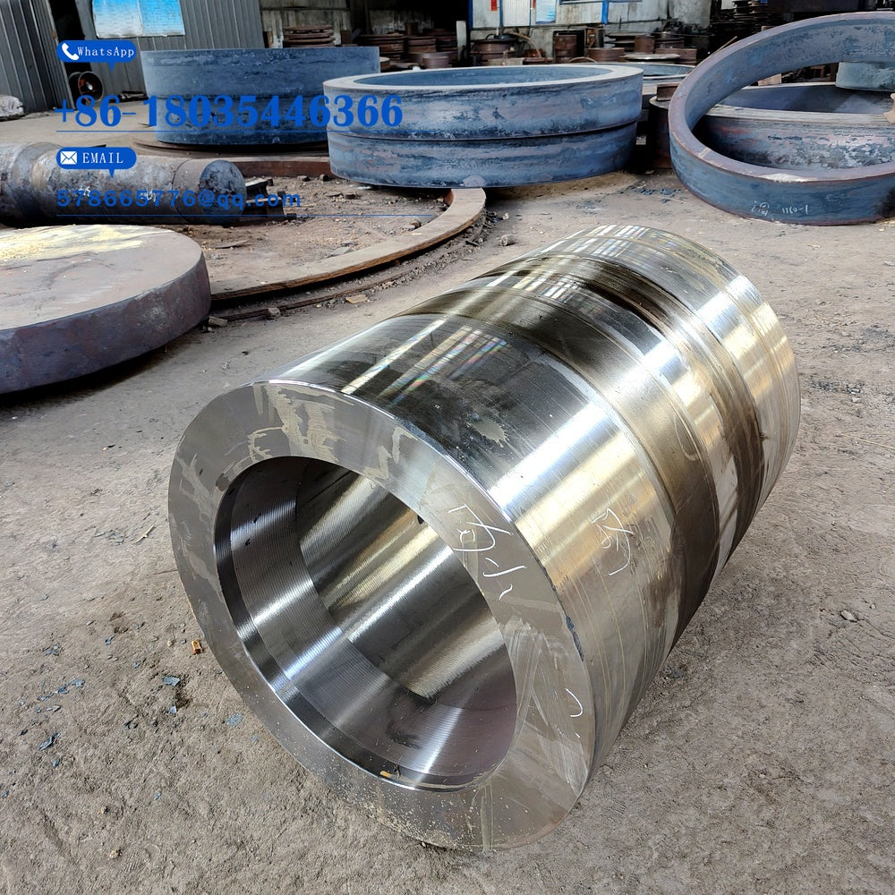 Barrel-Shape Stepped Cylinder Forging – Precision Turned Heavy Steel Shell