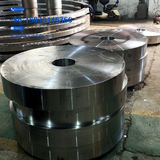 Large Flat Thick-Disc Forging – Precision Turned Heavy Steel Plate Blank