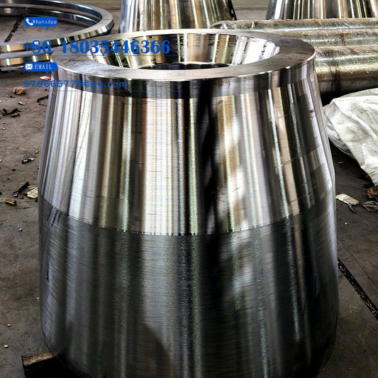 Large Tapered Cone Cylinder Forging – Precision Turned Heavy Steel Shell