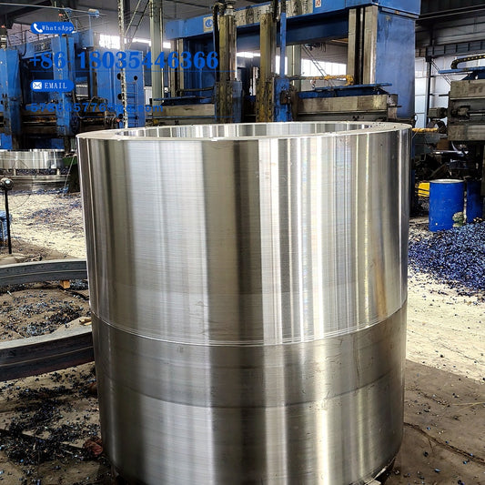 Large Straight Cylinder Forging with Internal Keyway – Precision Turned Steel Shell