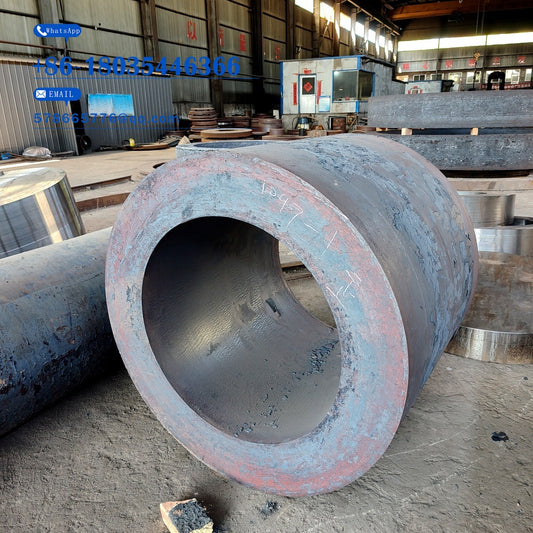Thick-Wall Semi-Closed Cylinder Forging Blank – Heavy Steel As-Forged Shell