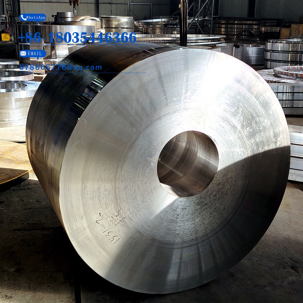 CNC Machined Cylindrical Forging – Heavy-Duty Alloy Steel Thick-Walled Ring Forging, Custom Bore & OD