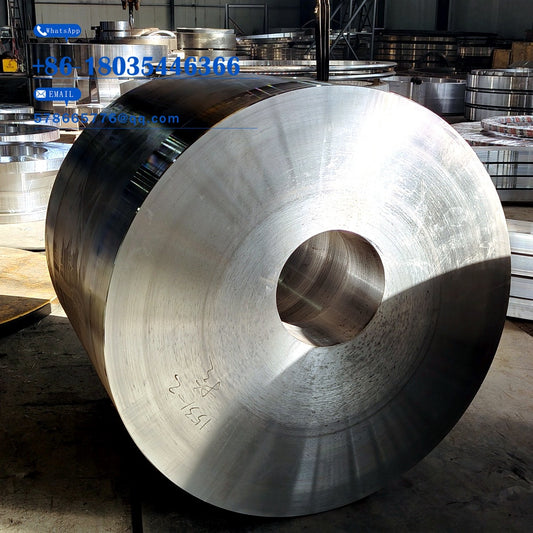 CNC Machined Cylindrical Forging – Heavy-Duty Alloy Steel Thick-Walled Ring Forging, Custom Bore & OD