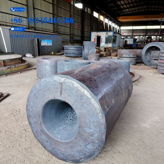 Heavy-Duty Socket Forging – Thick-Walled Cylindrical Forged Blank with Pierced Bore, Carbon & Alloy Steel