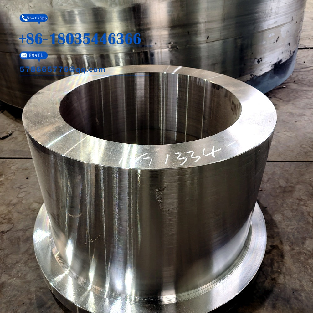 Forged Steel Hydraulic Cylinder Sleeve – Vulcanizing Machine Flanged Tube Forging