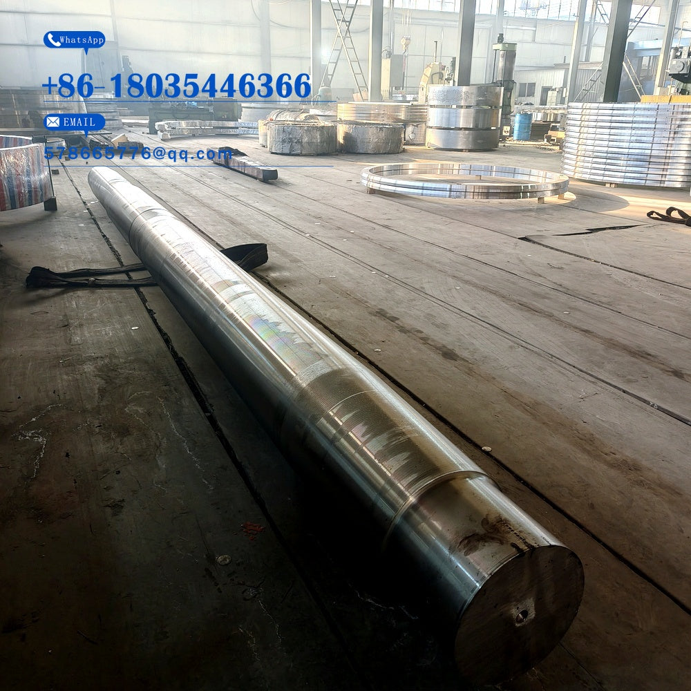 Heavy-Duty Driving Roller Shaft Forging – Mining Conveyor & Crusher Drive