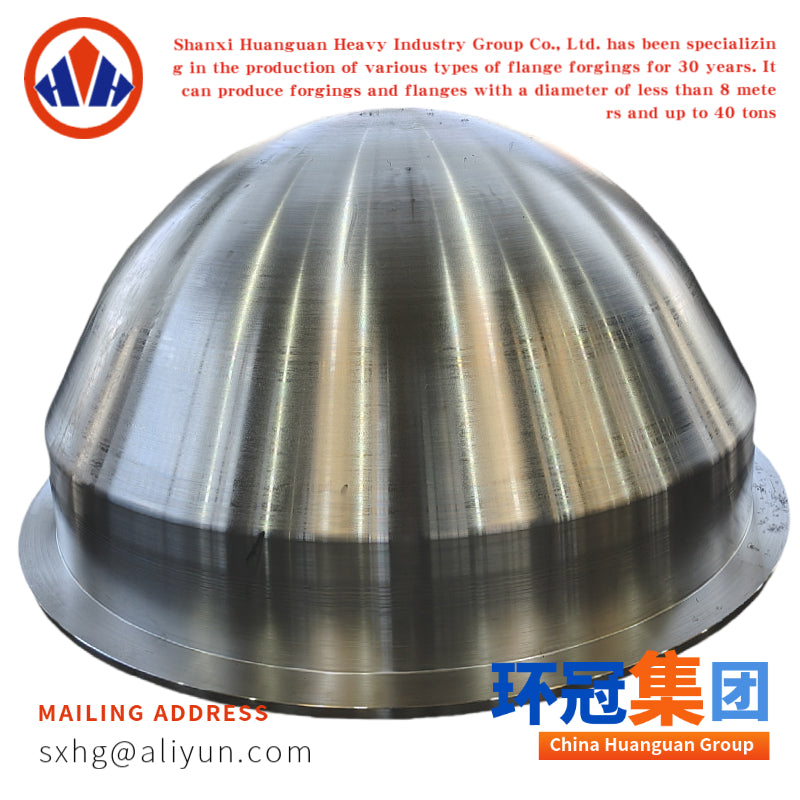 Forged Hemispherical Dome Head | Custom Heavy Duty Steel Forging