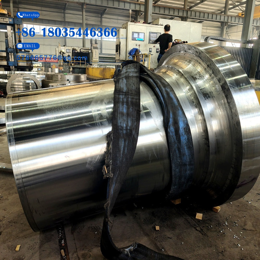 Forged Stepped Shaft with Flange
