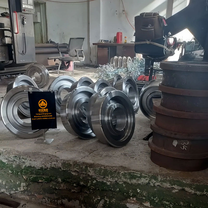 Forged mining wheel forgings