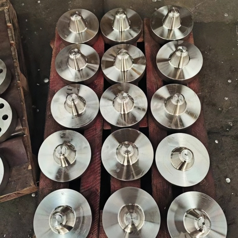 Steel butt welded flange plate