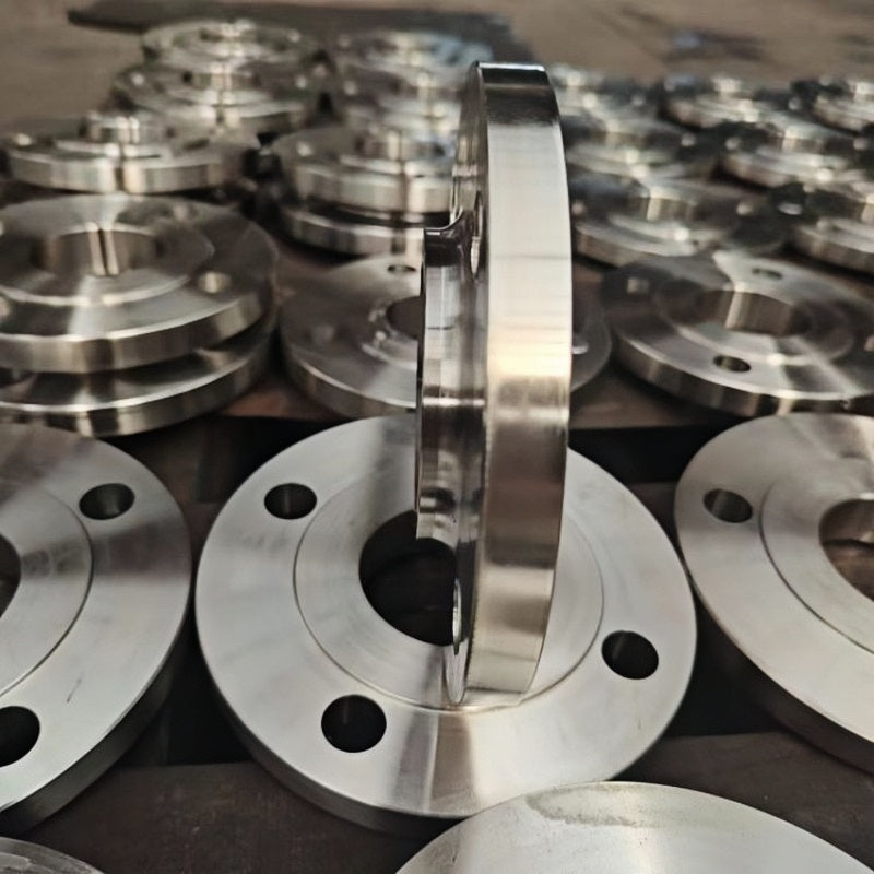 Steel butt welded flange plate