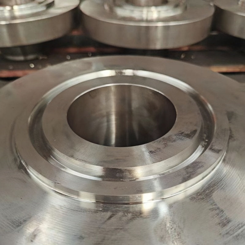 Steel butt welded flange plate