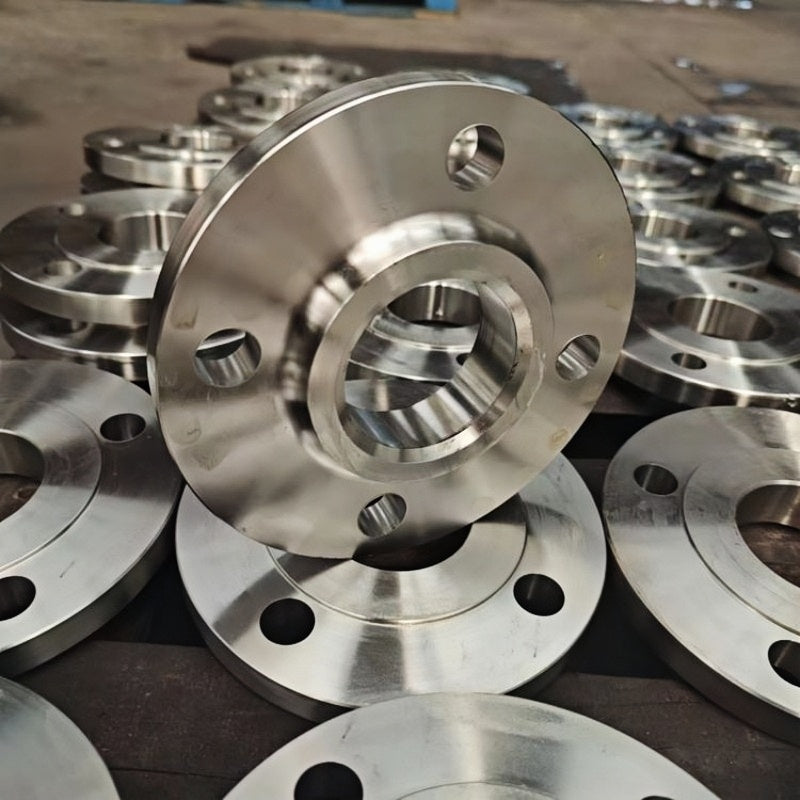 Steel butt welded flange plate